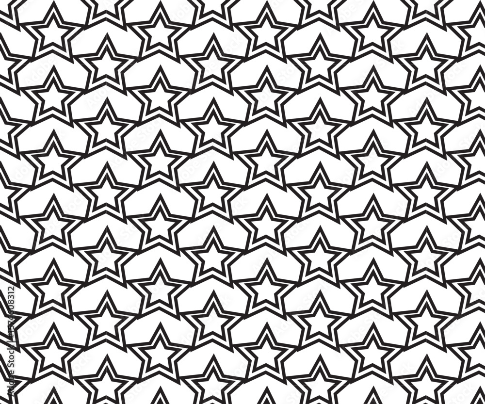 Fototapeta premium seamless monochrome pattern
