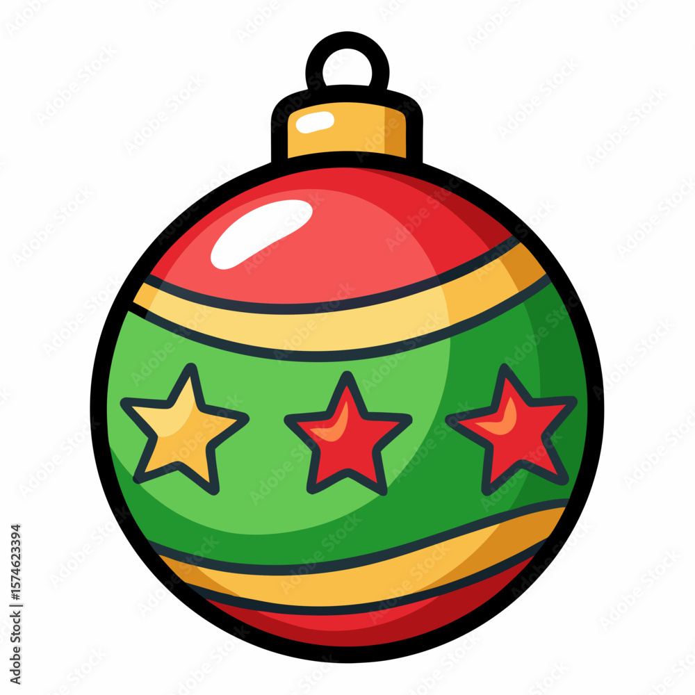 Obraz premium Download christmas tree ornament vector graphic holiday season decoration festive icon clip art design on transparent background