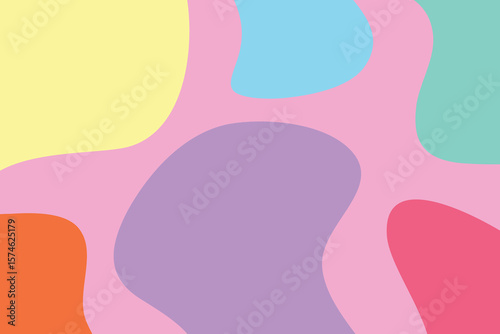 Vibrant abstract vector design with colorful liquid shapes and smooth movement, perfect for digital projects demanding motion, style, and youthful energy.

