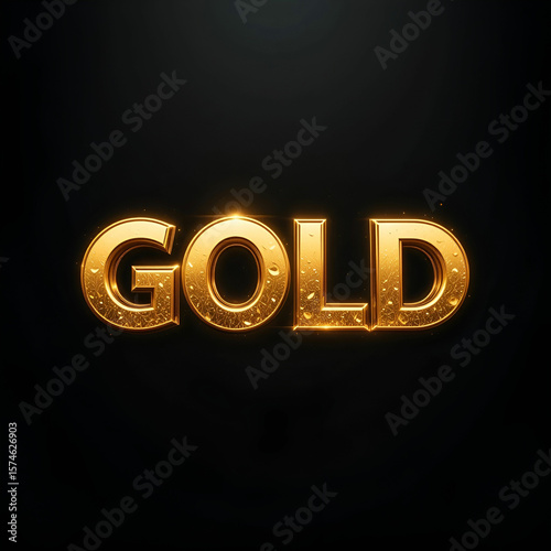 Shiny gold PSD text effect featuring a luxurious, metallic finish, ideal for premium branding, elegant invitations.