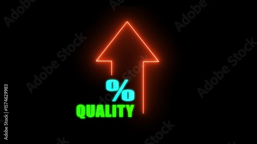 Boosting Quality An Upward Trend in Percentage Increase, Highlighting Improvement and Growth
