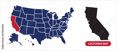 California Map Vector