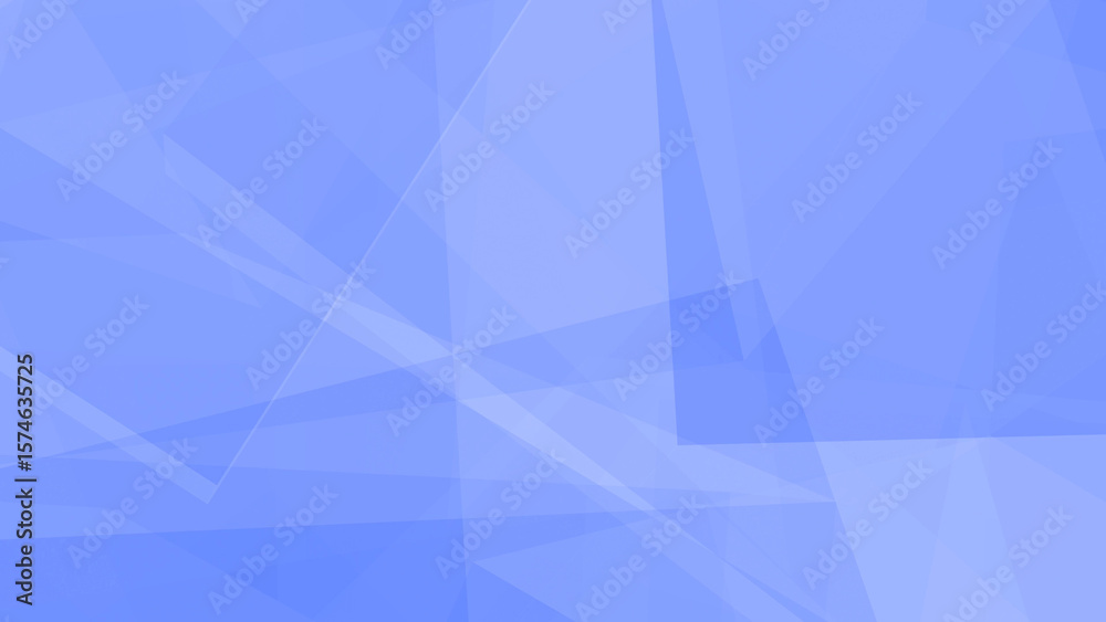 Obraz premium Abstract futuristic blue geometric transparent shapes background