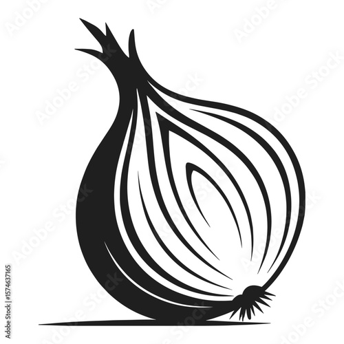 onion vector illustration
