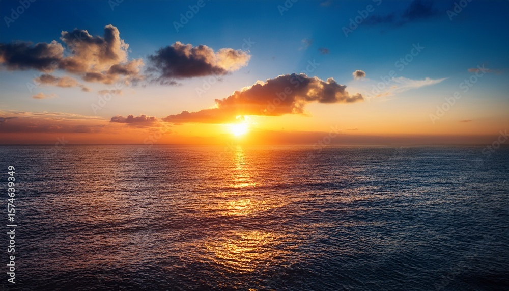 Fototapeta premium sunrise over the sea