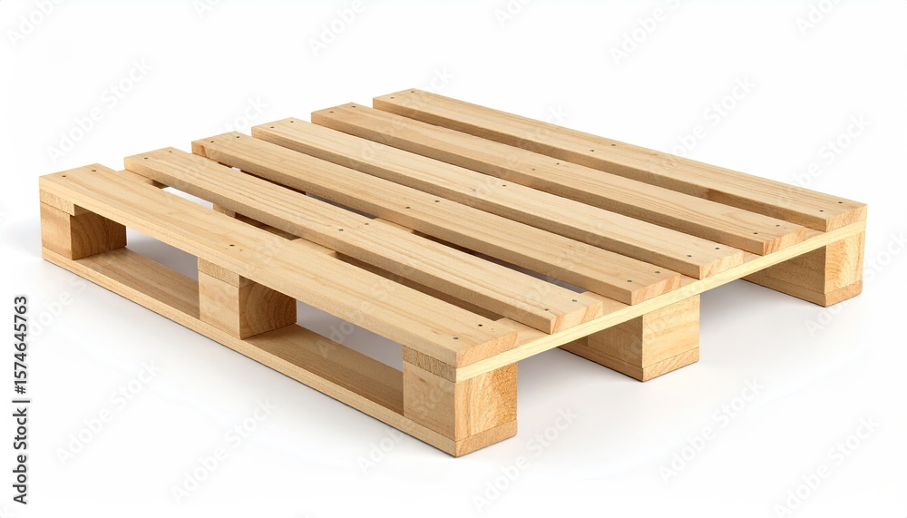 Obraz premium Light wooden pallet