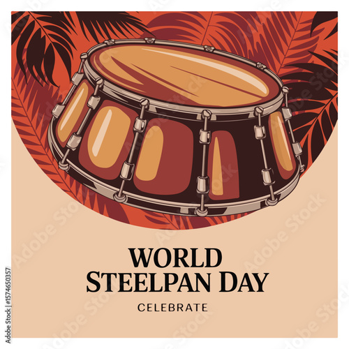 World Steelpan Day Observation Poster