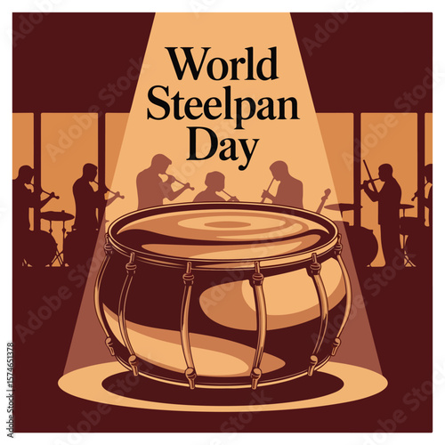 World Steelpan Day Observation Poster