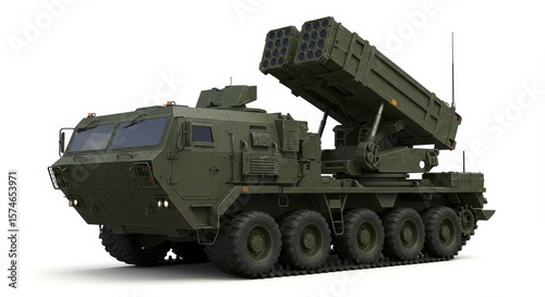 Military HIMARS High Mobility Artillery Rocket System