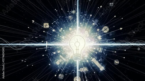 Energetic Visualization of a Complex Thought Process