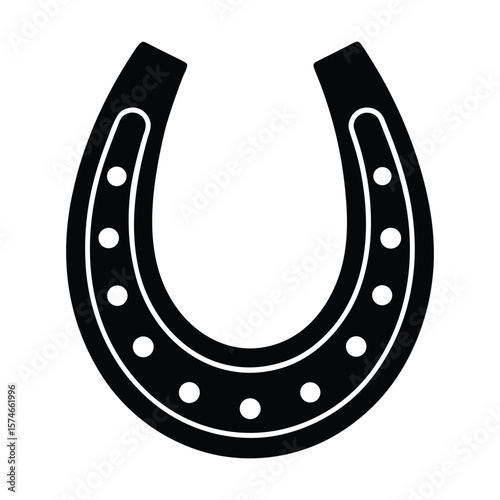 Lucky Horseshoe Symbol Good Fortune Charm Image