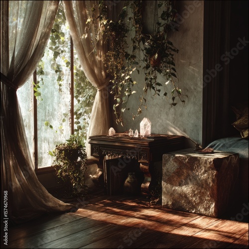 Room Corner for Ritual and Meditation