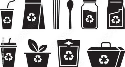 Sustainable Eco Friendly Lifestyle Recycling Environment Conservation Green Elements