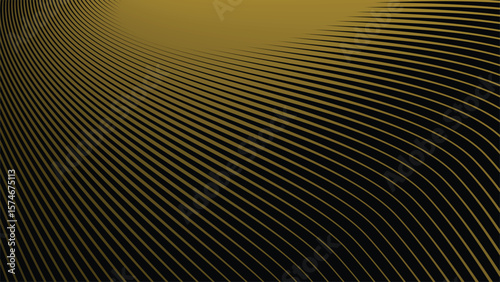 Dark Background with Elegant Gold Stripes Line Pattern for Luxury, Premium, and Modern Design Style