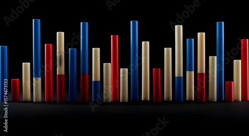 Diagrama: fondo de pantalla / fondo de finanzas abstractas