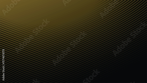 Dark Background with Elegant Gold Stripes Line Pattern for Luxury, Premium, and Modern Design Style