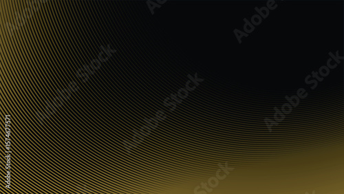 Dark Background with Elegant Gold Stripes Line Pattern for Luxury, Premium, and Modern Design Style