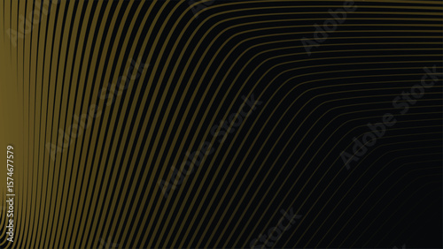 Dark Background with Elegant Gold Stripes Line Pattern for Luxury, Premium, and Modern Design Style