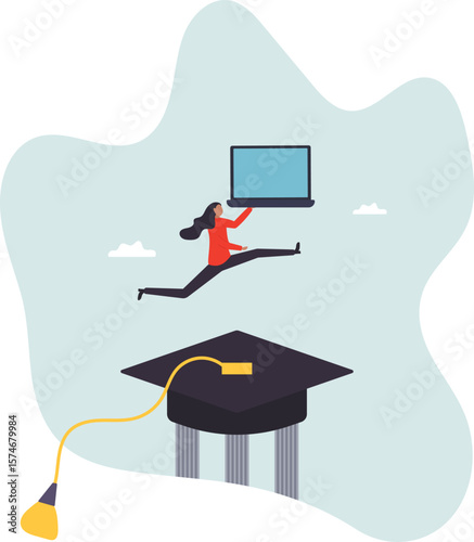 Curriculum, learning or education, student academic, study new knowledge or scholarship, learning lesson,people concept.