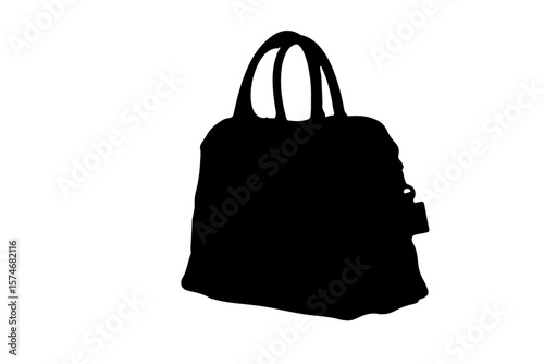 hand bag silhouetee