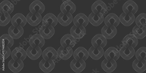 Abstract Geometric Design With Interwoven Mesh on Dark Background. modern trendy design, bussines