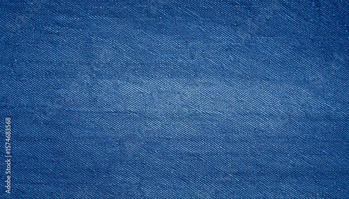 Medium Blue Denim texture. Fabric Pattern. Material. Background. Wallpaper.