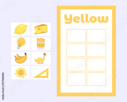 35 - Kids color cards