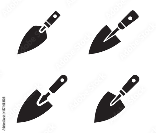 A trowel silhouette.