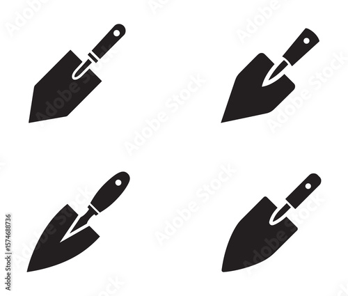 A trowel silhouette.