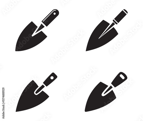 A trowel silhouette.