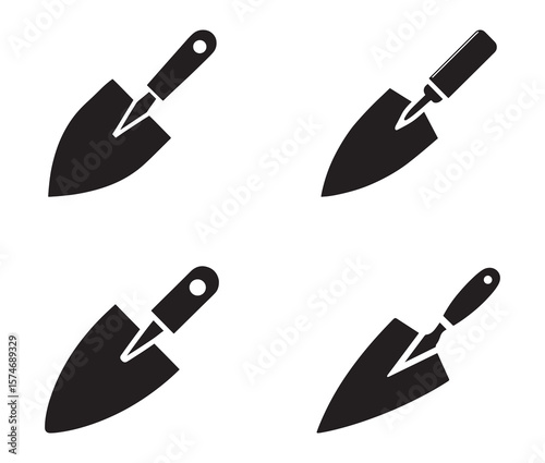 A trowel silhouette.