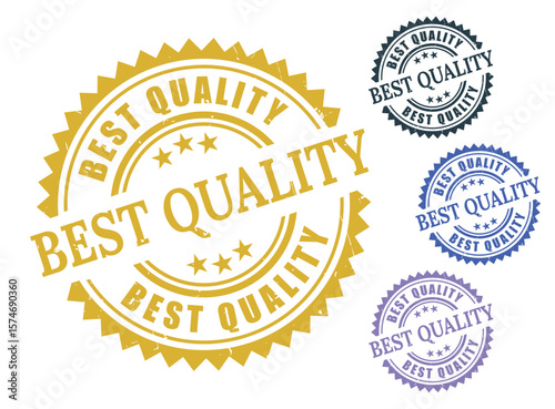 Best in Class Product Stamps, Premium Quality Assurance Label Vectors  