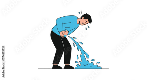 Understanding the causes and treatments for sudden vomiting and diarrhea in adults experiencing abdominal pain