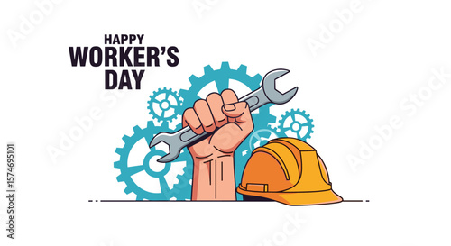 Celebrating international workers day with pride and recognition for all laborers everywhere