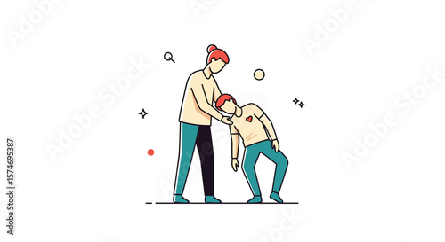 Illustrating the essential steps of proper infant cpr and immediate care during emergencies for children