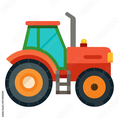 Tractor Silhouette Vector
