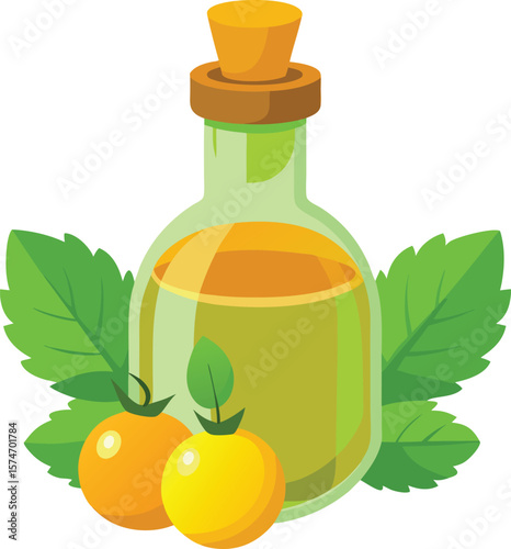 Natural oil extraction with fresh ingredients