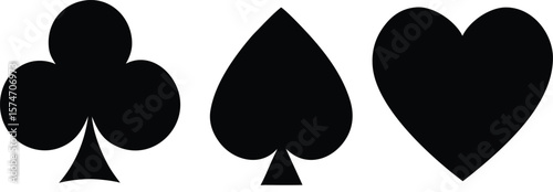 Playing Card Suits Icons