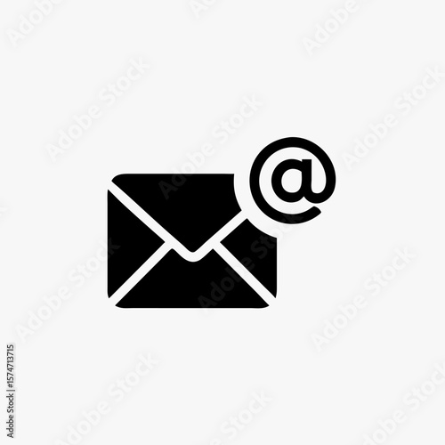 email icon fully editable vector template