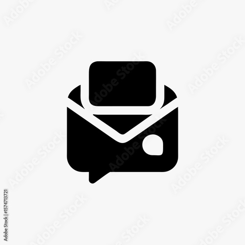 email icon fully editable vector template