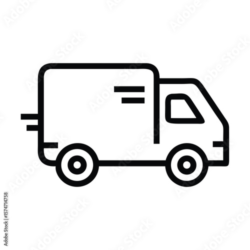 vector delivery truck