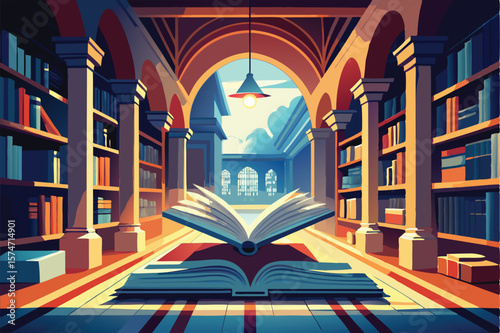 Grand Library. An Architectural Masterpiece Filled with Books