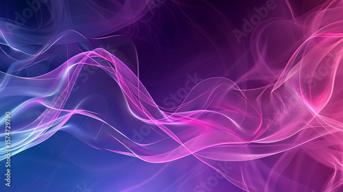 Elegant gradient background with soft flowing lines in purple and teal, ideal for keynote presentations.
