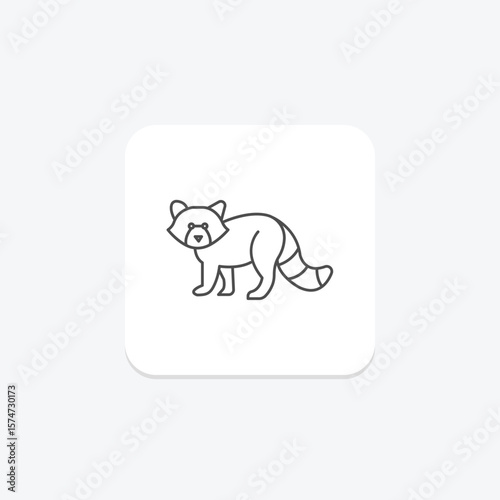 Red Panda, vector, pixel perfect, illustrator file