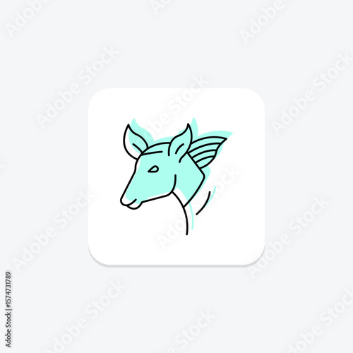 Okapi, vector, pixel perfect, illustrator file