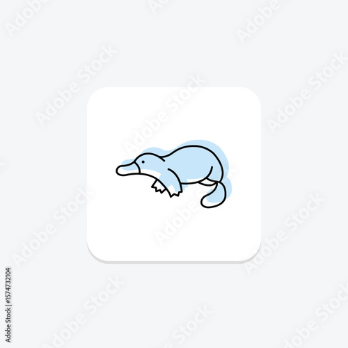 Platypus, vector, pixel perfect, illustrator file