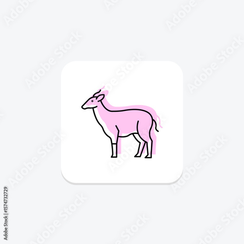 Nilgai, vector, pixel perfect, illustrator file