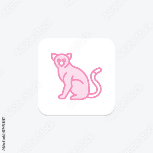 Lemur, vector, pixel perfect, illustrator file