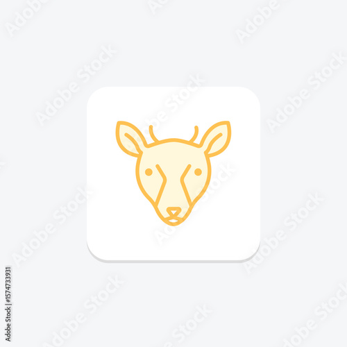 Musk Deer, vector, pixel perfect, illustrator file
