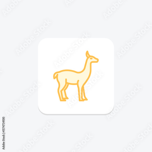 Vicuna, vector, pixel perfect, illustrator file